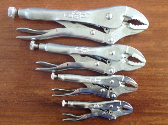 ขายคีมล็อค Petersen Vise Grip 4,5,7,10 WR ใหม่เก่าเก็บมาเป็นซีรี่