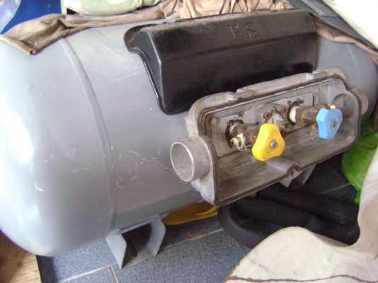 ถังแก๊ส LPG 58 ลิตรและ วาลิเอเบิ้ลวาวล์แก๊ส