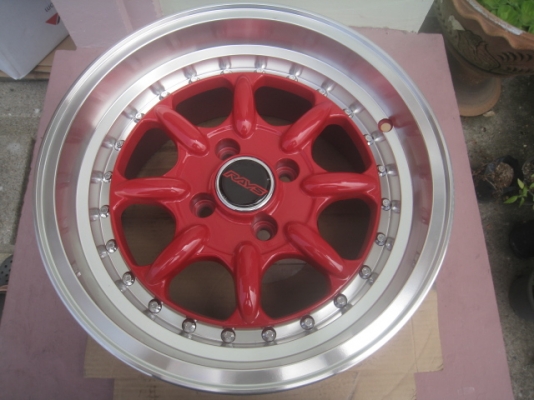 ขายล้อแม็กใหม่ ลาย XXR 002 15"x8" et15 4รู100 สีแดงขอบเงา  สนใจติดต่อเล็กคลองสามครับ 081-3747940