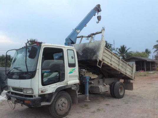 ขายISUZU DEDA(ดั๊ม+เครน) ปี53 เครื่อง195แรง เครน 3ตัน ระบบเบรคจิ๊ฟฟี่ พวงมาลัยพาว์เวอร์ เครื่องดี ครัทซีสวยมาก ขาย 850,000 บาท