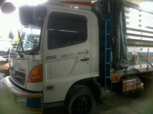 รถฮีโน่ 6 ล้อ รั้ว  175 แรงม้า. ปี 52  ( รถวิ่ง 2x,xxx กม. )  สนใจติดต่อ  081 - 6079515