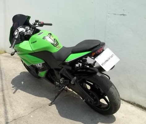 ขาย Kawasaki NINJA 250 R สีเขียว  จดปี 2554 ทบ หมดปี 58