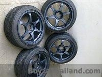 ขายล้อ ssr type c ขอบ 18 หน้า 9.5 หล้ง10.5 พร้อมยางSONAR ปี12 ขายล้อ ssr type c ขอบ 18 หน้า 9.5 หล้ง10.5 พร้อมยางSONAR ปี12