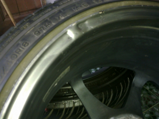 ขายล้อ ssr type c ขอบ 18 หน้า 9.5 หล้ง10.5 พร้อมยางSONAR ปี12