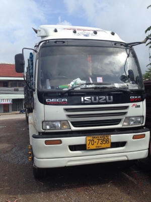 ขายอีซูซุเด้คก้า270และหางสามเพลา