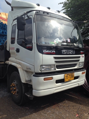 ขายอีซูซุเด้คก้า270และหางสามเพลา
