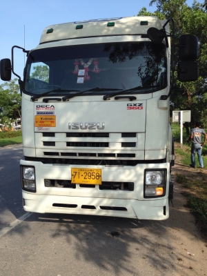 ขายอีซูซุ360พร้อมหาง3เพลารถสวยมากใ