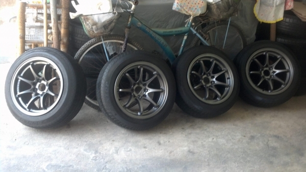 CE28 ขอบ 15 กว้าง 8 ออฟ 20 พร้อมยางดอกเต็ม