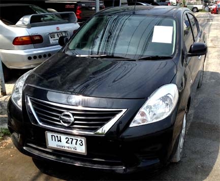 ขาย NISSAN, ALMERA 1.2 E ปี12 สีดำ เกียร์ธรรมดา สวยๆ