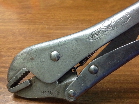 ขายคีมล็อค Petersen Vise Grip No.10. โบราณยุคแรกๆ รุ่น 2