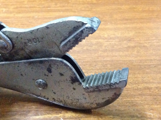 ขายคีมล็อค Petersen Vise Grip 10R โบราณยุคแรกๆ รุ่น 3 สามแถวหายาก