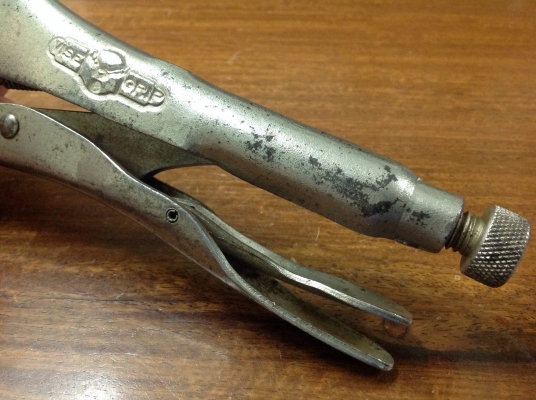 ขายคีมล็อค Petersen Vise Grip 10R โบราณยุคแรกๆ รุ่น 3 สามแถวหายาก