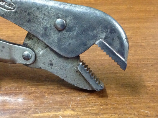 ขายคีมล็อค Petersen Vise Grip 10R โบราณยุคแรกๆ รุ่น 3 สามแถวหายาก