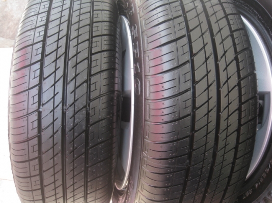 กะทะล้อป้ายแดง new yaris ขอบ14 4รู100 พร้อมยางปี14  สนใจติดต่อเล็กคลองสามครับ 081-3747940