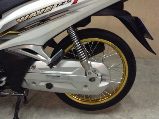 ขาย!!! เวฟ125ไอตัวใหม่ สต๊าทมือ สภาพสวย ล้อโยโก ปี55 รถเครื่องดีคับ ทะเบียนครบ ภาษีไม่หมด