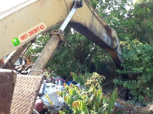 ขายรถแบคโฮ KOMATSU PC 200-2 ติดหัวขยุ้มแถมปุ้งกี๋