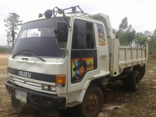 ขายรถบรรทุกหกล้อดัมพ์ Isuzu175 FSR 12 DA เครื่อง 6BG1 ยาง 8.25 กระบะดัมพ์