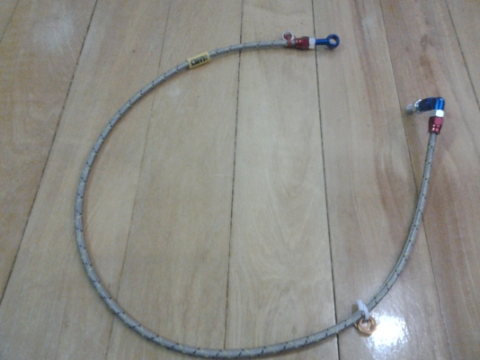 ขายสายถักมอเตอร์ไซค์สวยสวยครับ  หัว90องศา