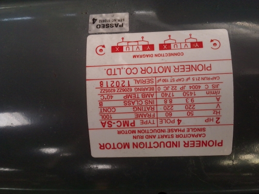 ขายปั๊มลม 2 HP พร้อมมอเตอร์ ไฟ 2 สาย ของใหม่ทั้งชุด ถัง 100 ลิตร จัดส่งได้ครับ ขายปั๊มลม 2 HP พร้อมมอเตอร์ ไฟ 2 สาย ของใหม่ทั้งชุด ถัง 100 ลิตร จัดส่งได้ครับ