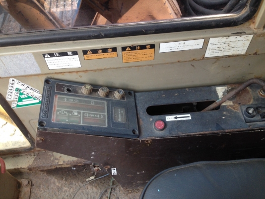 ขายรถแบ็คโฮ komatsu pc 120-3 เครื่องเดิม ปั๊มเดิม เอกสารสัญญาซื้อขาย