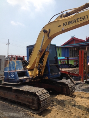 ขายรถแบ็คโฮ komatsu pc 120-3 เครื่องเดิม ปั๊มเดิม เอกสารสัญญาซื้อขาย