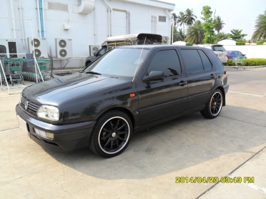ขายรถ Volk Golf 5 ประตู ปี94 เครื่องโตโยต้า 7A เกียร์ออโต้ ติดแก๊ส LPG ระบบหัวฉีด เบาะหนัง แอร์เย็นๆ วิทยุCD เพาเวอร์ ไฟฟ้าทั้งคัน แม็ก 17"