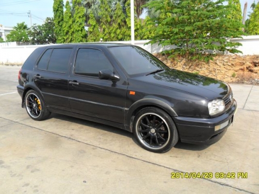 ขายรถ Volk Golf 5 ประตู ปี94 เครื่องโตโยต้า 7A เกียร์ออโต้ ติดแก๊ส LPG ระบบหัวฉีด เบาะหนัง แอร์เย็นๆ วิทยุCD เพาเวอร์ ไฟฟ้าทั้งคัน แม็ก 17"