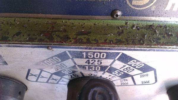 Sell> Lathe แท่นกลึงมือสอง ICOCA รุ่นหนัก 560x1000 4 เพลาเด้ง รูเพลา 4" นิ้ว รอบช้าสุด 15 rpm. 4 จับ 24" นิ้ว 210,000-