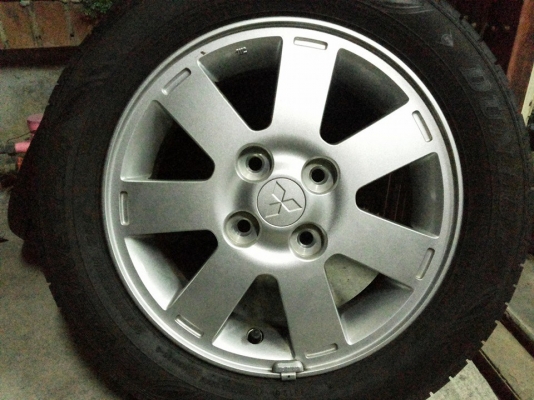 ล้อแม็กซ์ มิราจพร้อมยาง ถอดป้ายแดง