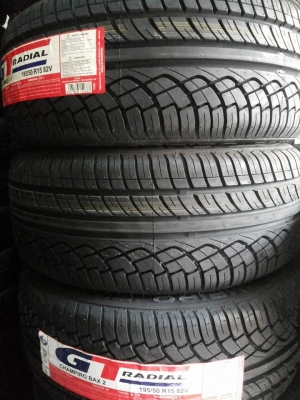 ยางใหม่ Gt Radial 195 50 15 ยาง sport เกาะถนน ยางใหม่ Gt Radial 195 50 15 ยาง sport เกาะถนน