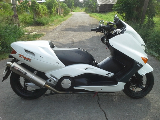 YAMAHA TMAX500cc.สำเนาทะเบียนต่อภาษีได้เครื่องแน่นของแต่งเต็มลำ