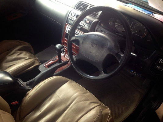 **145,000 บ.ต่อรอง**ขาย เซฟิโร่ A32 สวยๆ NISSAN CEFIRO 2.0 G AT ปี40/97 เครื่องเดิมเกียร์เดิม ติดแก๊สLPG(ลงเล่ม) เครื่องแน่นแรง ประหยัด ช่วงล่างหนึบ ภายในสวย เบาะหนัง คอนโซลเต็ม พ.พาวเวอร์ กระจกไฟฟ้า แอร์ สีสันสวย หน้า-หลังเดิมไม่เคยชนหนัก ล้อแม้ก ยางดี4เ