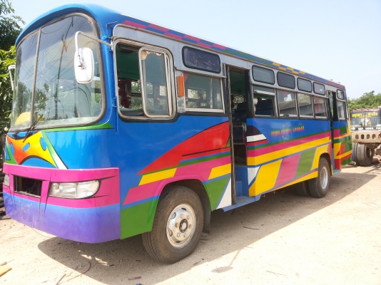 รถเมล์เล็ก hino เครื่อง 6BD พวงมาลัยเพาเวอร์ รถพร้อมใช้งาน