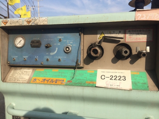 ขายด่วนเครื่องปั๊มลมDENYO DPS-50SPB พร้อมใช้ เก่าญี่ปุ่น