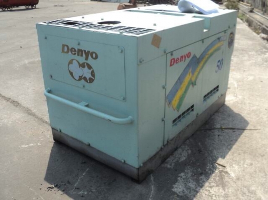 ขายด่วนเครื่องปั๊มลมDENYO DPS-50SPB พร้อมใช้ เก่าญี่ปุ่น