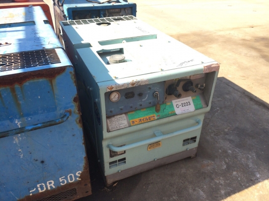 ขายด่วนเครื่องปั๊มลมDENYO DPS-50SPB พร้อมใช้ เก่าญี่ปุ่น