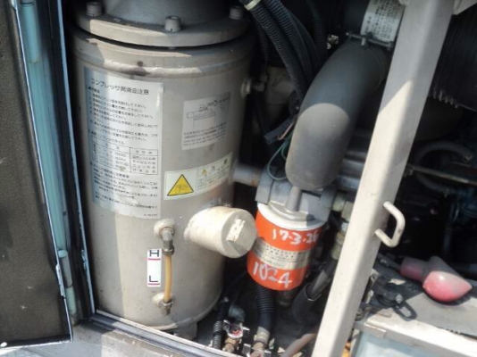 ขายด่วนเครื่องปั๊มลมDENYO DPS-50SPB พร้อมใช้ เก่าญี่ปุ่น