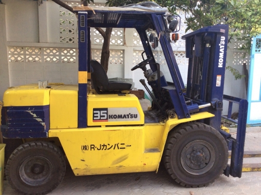 โฟล์คลิฟท์ komatsu 3.5ตัน ดีเชล งายาว