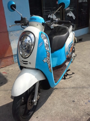 รุ่นใหม่ล่าสุด All New Scoopy -i รถอย่างสวย (ล้อแม็กซ์) ปี 2555 ขายถูก