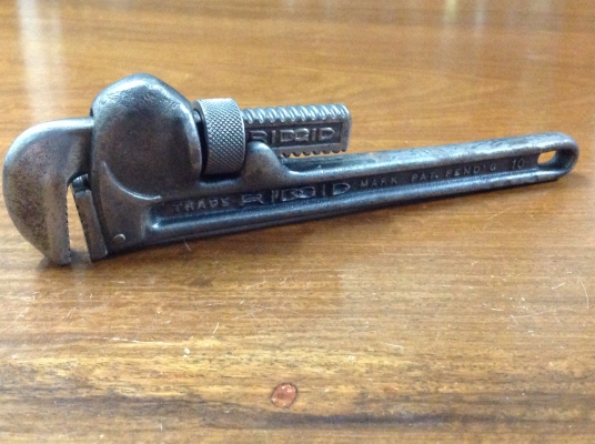 ขายคอม้าโบราณ RIDGID 10" ปี 1929 อายุ 85 ปี