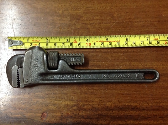 ขายคอม้าโบราณ RIDGID 8" ปี 1929 อายุ 85 ปี