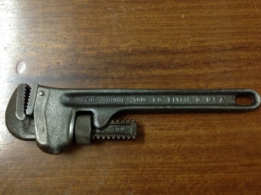 ขายคอม้าโบราณ RIDGID 8" ปี 1929 อายุ 85 ปี