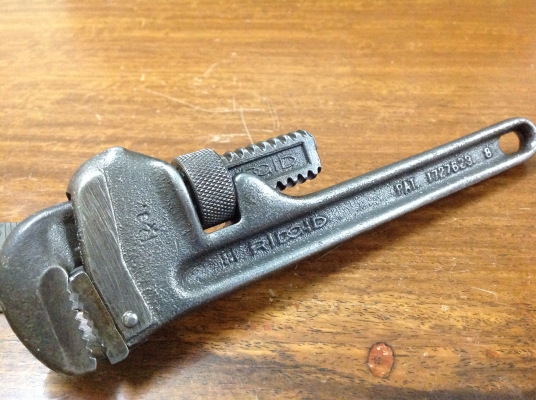 ขายคอม้าโบราณ RIDGID 8" ปี 1929 อายุ 85 ปี