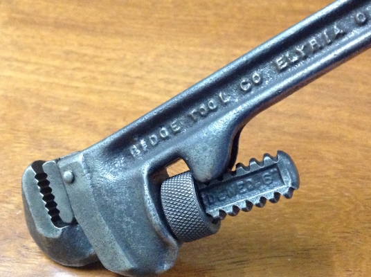 ขายคอม้าโบราณ RIDGID 6" ปี 1929 อายุ 85 ปี