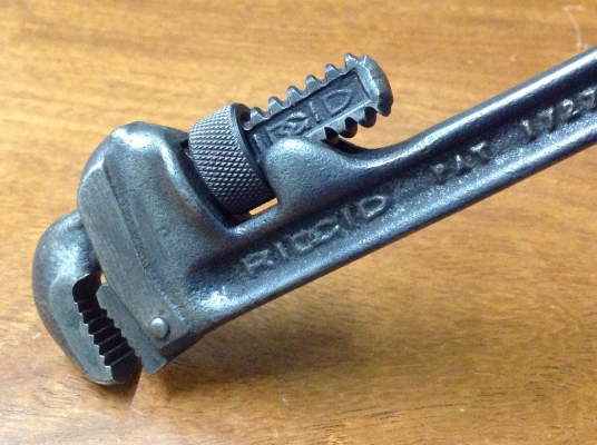 ขายคอม้าโบราณ RIDGID 6" ปี 1929 อายุ 85 ปี