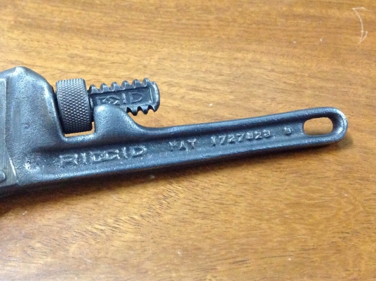 ขายคอม้าโบราณ RIDGID 6" ปี 1929 อายุ 85 ปี