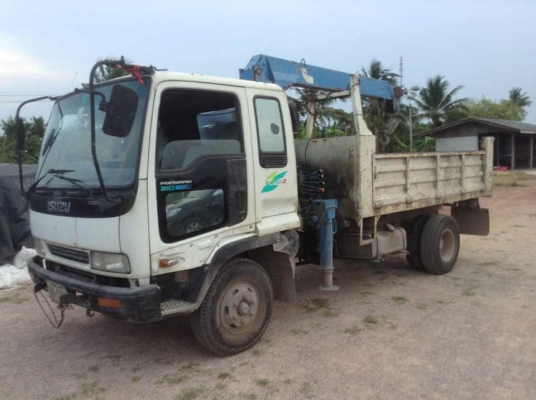 ขายISUZU DEDA(ดั๊ม+เครน) ปี53 เครื่อง195แรง เครน 3ตัน ระบบเบรคจิ๊ฟฟี่ พวงมาลัยพาว์เวอร์ เครื่องดี ครัทซีสวยมาก ขาย 850,000 บาท