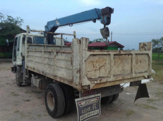 ขายISUZU DEDA(ดั๊ม+เครน) ปี53 เครื่อง195แรง เครน 3ตัน ระบบเบรคจิ๊ฟฟี่ พวงมาลัยพาว์เวอร์ เครื่องดี ครัทซีสวยมาก ขาย 850,000 บาท