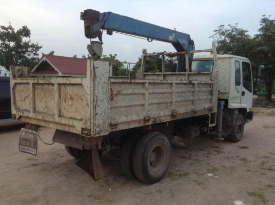 ขายISUZU DEDA(ดั๊ม+เครน) ปี53 เครื่อง195แรง เครน 3ตัน ระบบเบรคจิ๊ฟฟี่ พวงมาลัยพาว์เวอร์ เครื่องดี ครัทซีสวยมาก ขาย 850,000 บาท