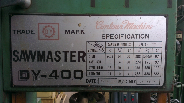 Sell> ขายเครื่องผ่าไม้ SawMaster 400 ใต้หวัน ไฟ 3 เฟส 380V. พู่เล่ 16" นิ้ว พร้อมใช้งานครับ 45,000-